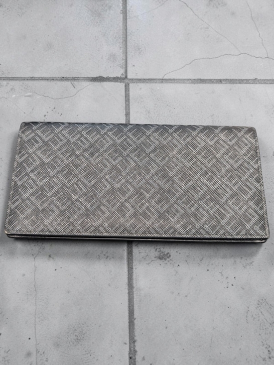 Dunhill Handbags - Dunhill Gray Saffiano Leather Logomania Bifold Long Wallet